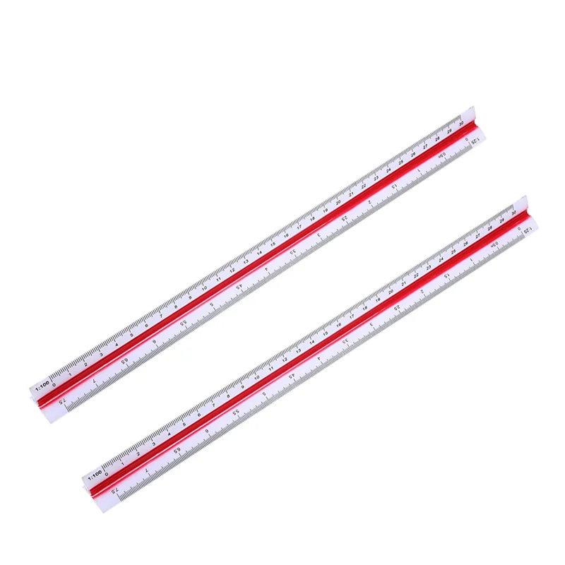 

ODIES-10X 1:20 1:25 1:50 1:75 1:100 1:125 Plastic Triangular Scale Ruler