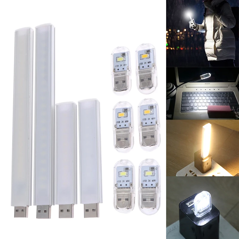 USB LED Light Ultra Bright Reading Book Lamp 2/10/20 Led Night Light For Power Bank PC Laptop Notebook