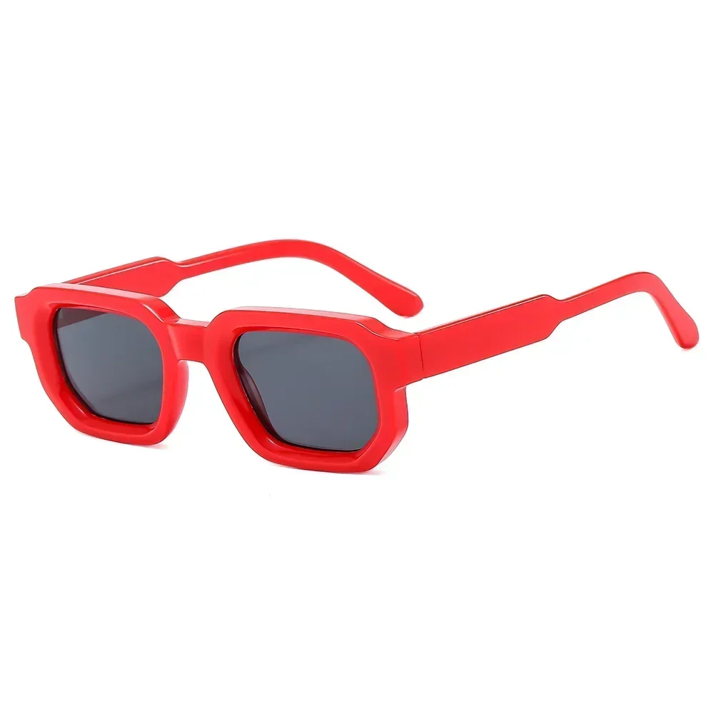JNPCXI Mode Blau Quadrat Sonnenbrille Für Frauen Männer Retro Luxus Designer Klare Linse Sonnenbrille Shades UV400 Brillen