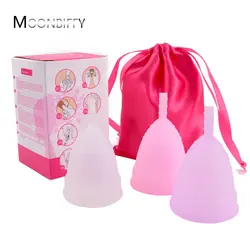 Menstrual Medical Silicon Cup Vaginal Vagina Reusable Menstrual Collector Sterilizer Cups Period Silicone Menstruation Care