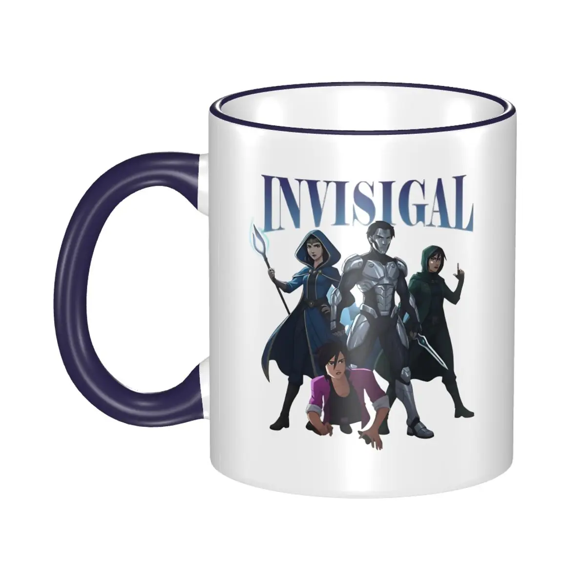 

Vintage Invisigal Coffee Mug Funny Dispatch Game Cup For Office