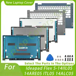 Cubiertas de ordenador portátil para Ideapad Flex 5-14IIL05 5 14ARE05 14ITL05 14ALC05, cubierta trasera LCD, piezas de tapa superior trasera, reemplazo de reposamanos, nuevas