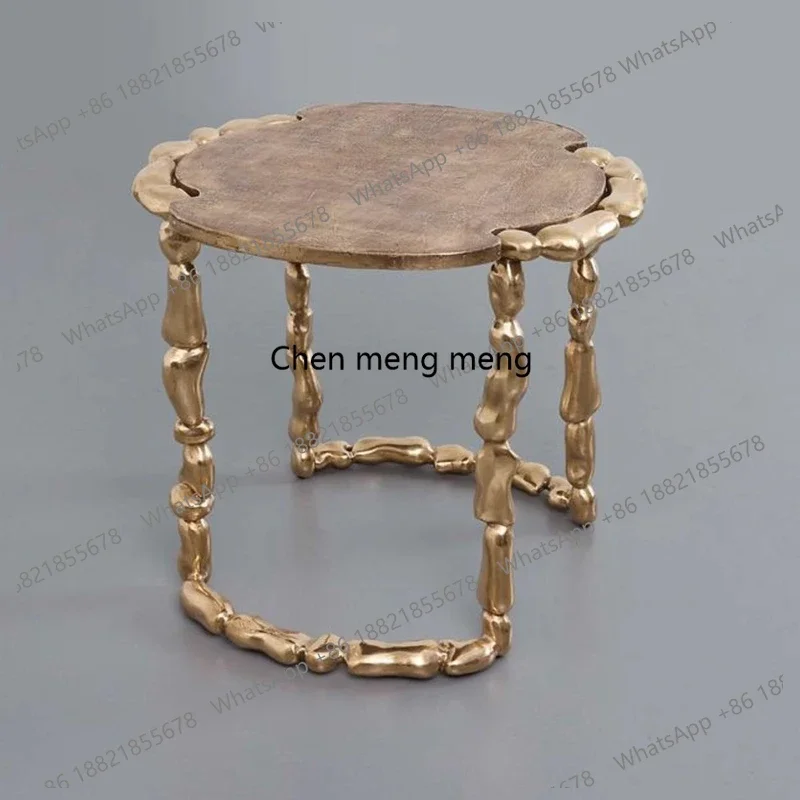 

Modern and simple, legs, round edges, metal, custom copper small corners R