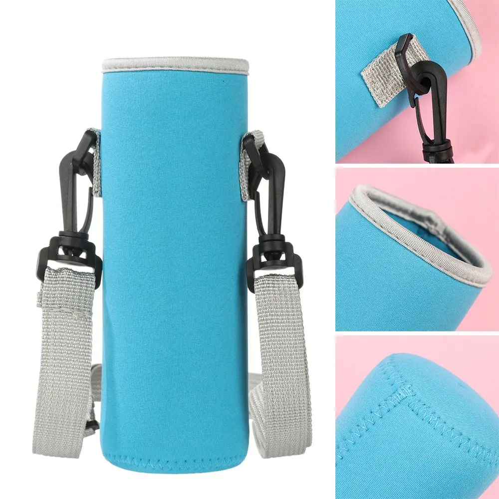 حقيبة عازلة رياضية خارجية محمولة مع حزام غطاء زجاجة ماء علبة زجاجة مياه كوب كم كوب مفرغ كم