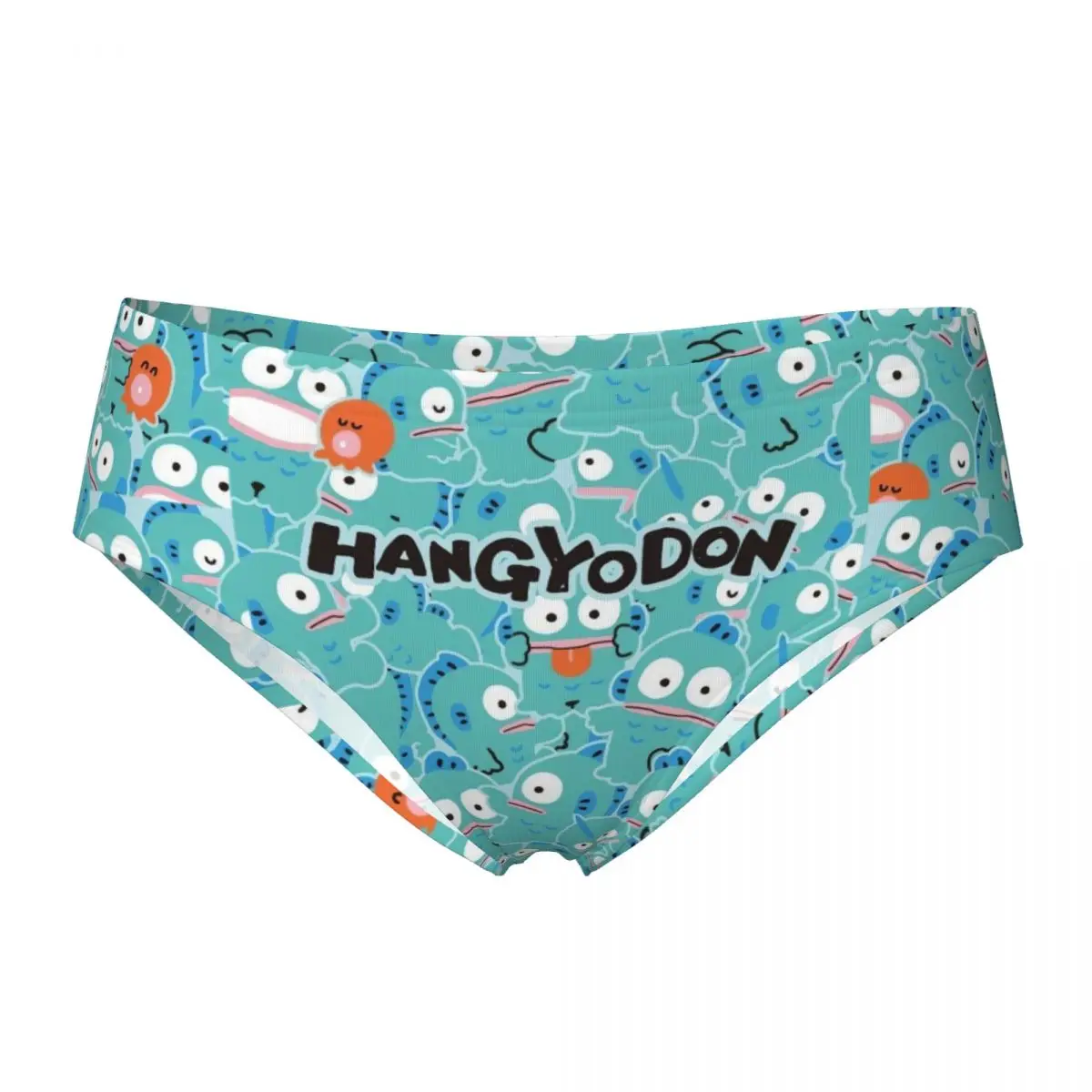 

Женские трусы Kawaii Hangyodon с героями мультфильмов, нижнее белье из полиэстера, женские забавные трусы больших размеров