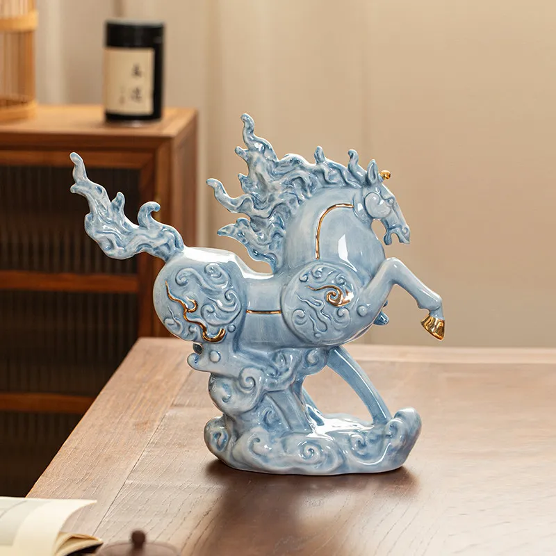 

Ornaments Lucky Living Room Office Decorations Year of the Horse New Year Gifts Birthday
