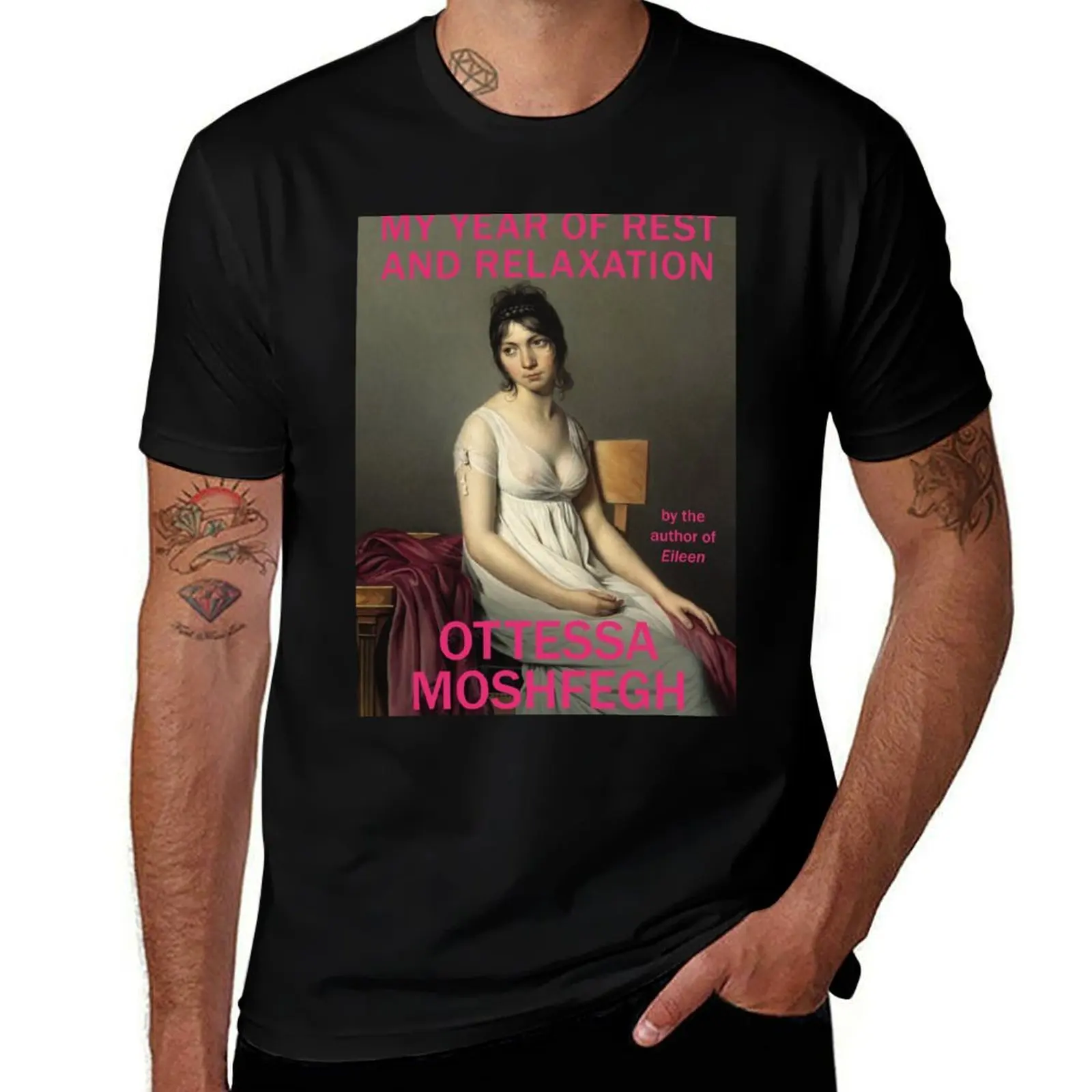 My Year Of Rest And Relaxation by Ottessa Moshfegh T-Shirt t shirt man plain T-Shirt