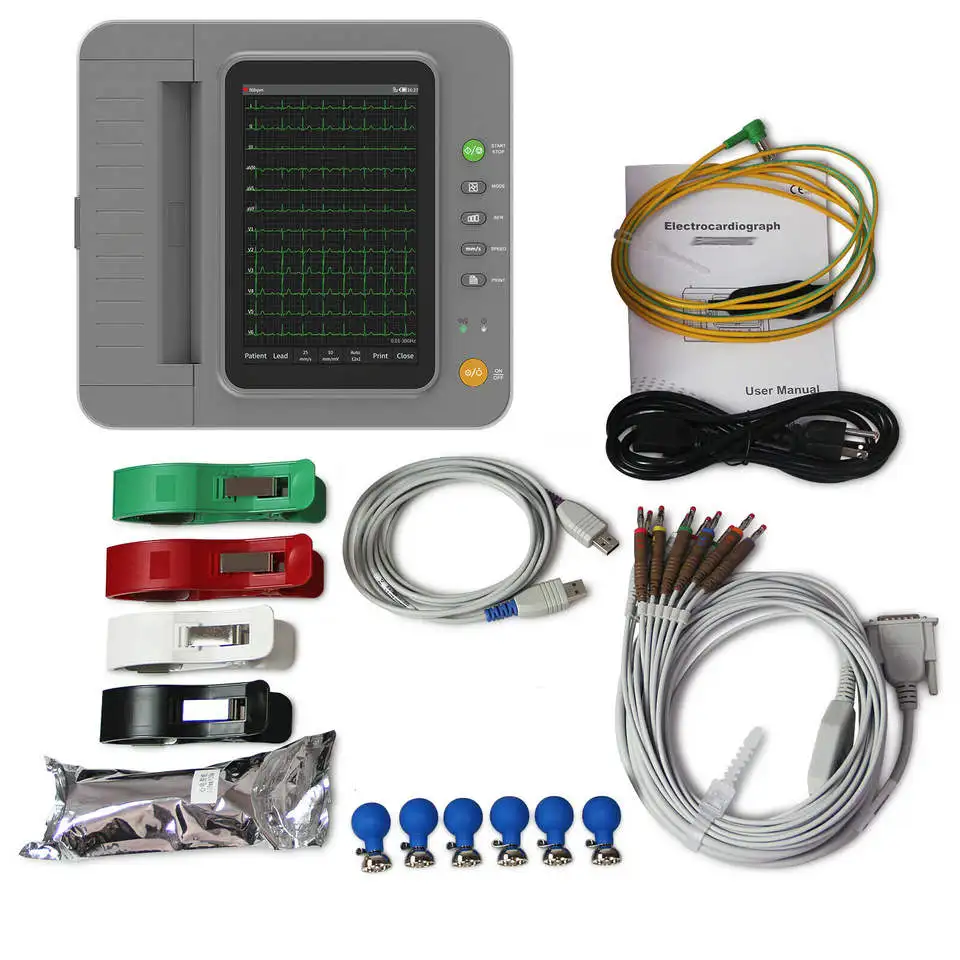 CONTEC E12 12 Channel Portable  USB Touch 12 Lead Portable Electrocardiograph