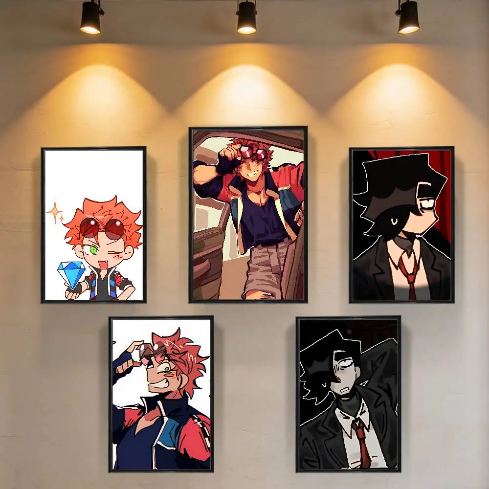 GAME Eddie JCC Benny Poster HD Art Sticky Wall Waterproof Home Living Room Bedroom Bar Aesthetic Decoration
