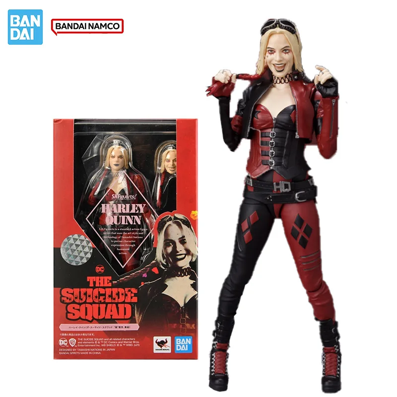 

Bandai Original Genuine Figure Suicide Squad Model Kit Anime Figures SHF Harleen Quinzel Collection Model Action Figure Toys
