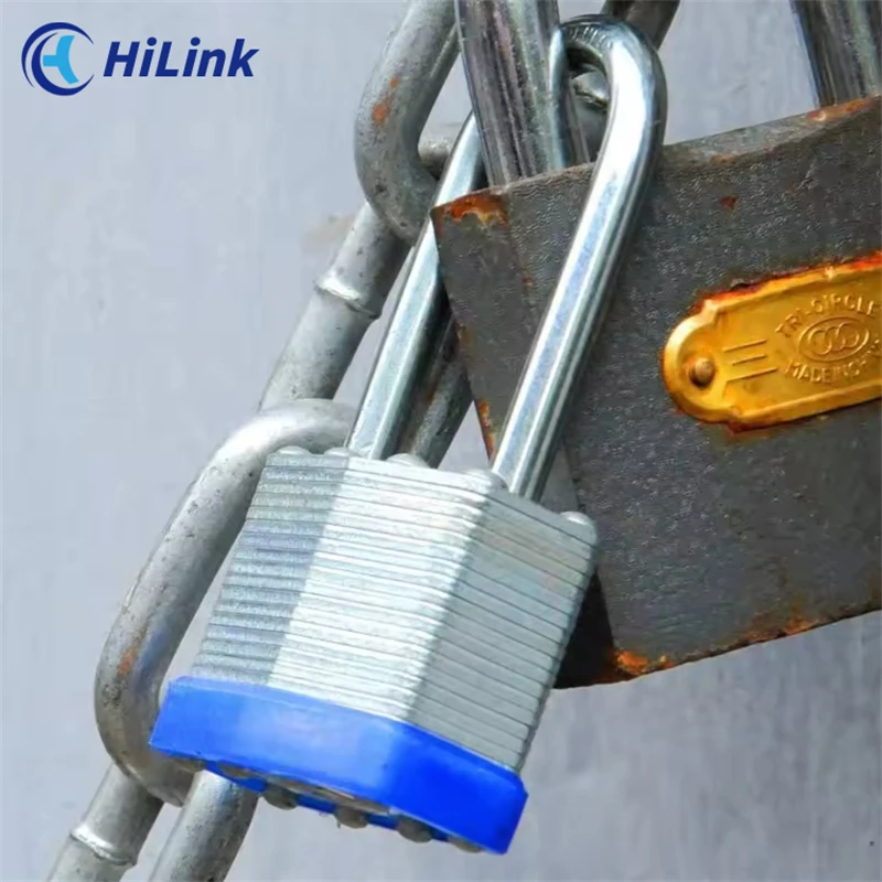 Heavy Duty Anti-Rust Corrosion Safety Laminated Padlock With 38mm Length Hardened Steel Shackle