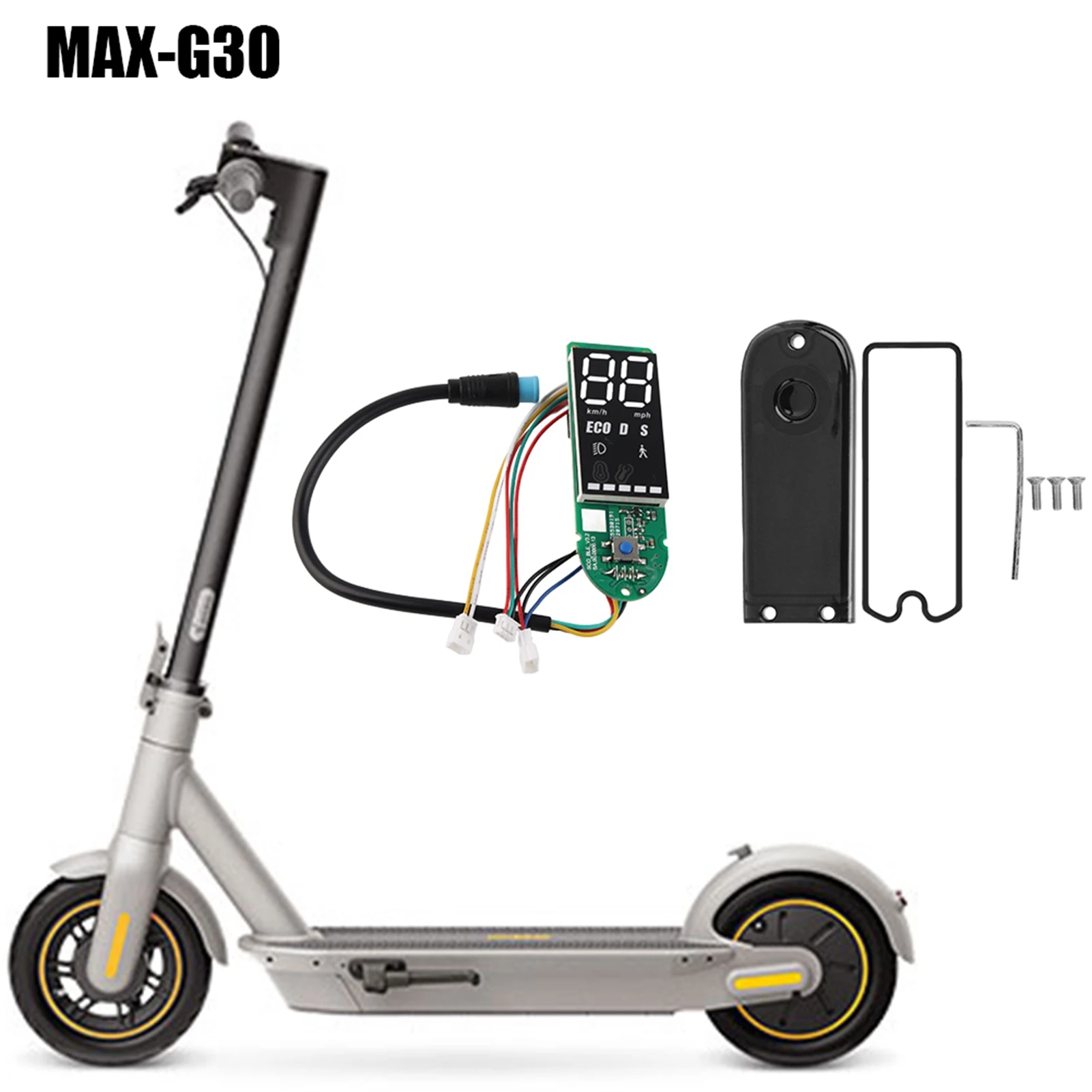 

Цепная приборная панель скутера Bluetooth плата скутера Bluetooth печатная плата для Ninebot MAX‐G30 с водонепроницаемыми чехлами