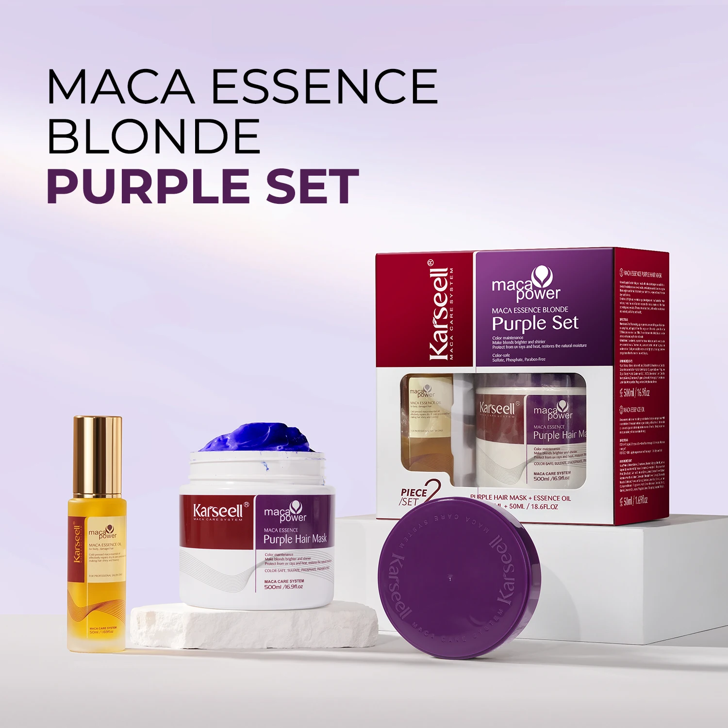 Karseell 2 adet Mor Saç Maskes - Deep Conditioner Mask incelemesi ve fiyatı