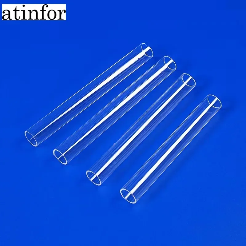 atinfor Quartz Capillary Tube OD50*ID46*L60mm/Silica Single-Bore Glass Capillary Tube/High Temperature Glass Tubes