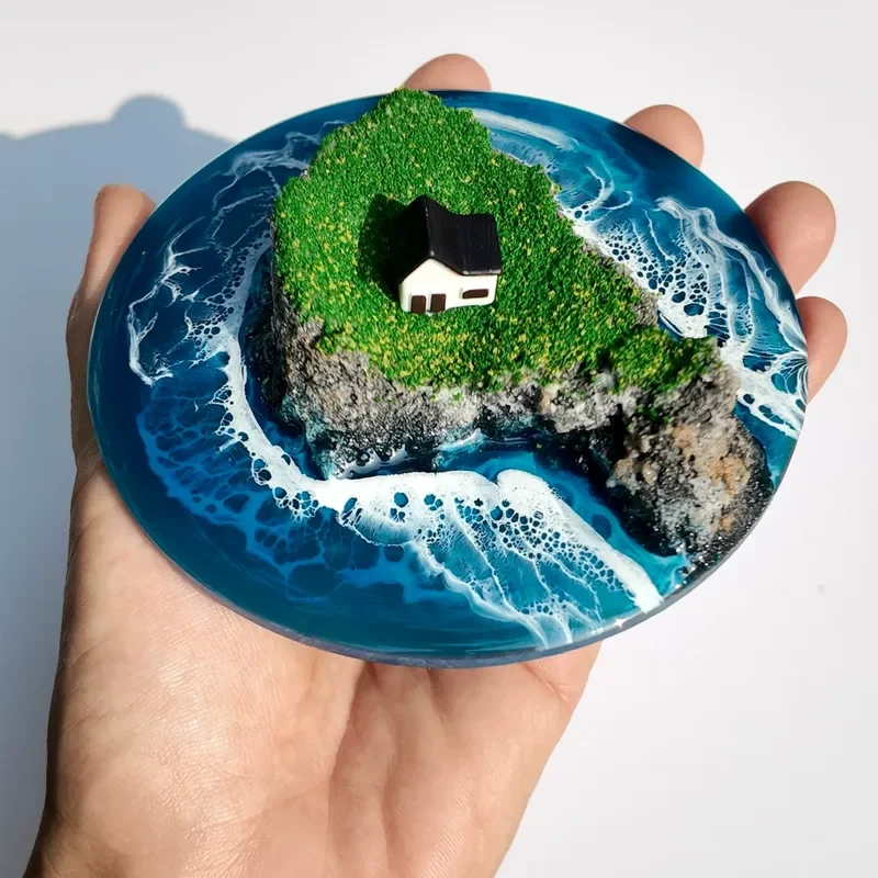 JMZ Refrigerator Sticker 3D Iceland Black Beach Lonely House Magnet Bottle Opener Creative Home Decor Gift for Travel Lovers