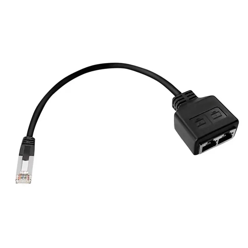 Ethernet Splitter RJ45 1 Male to 2/3Female LAN Ethernet Cable Splitter Cable Ethernet Socket Connector Extension Cable
