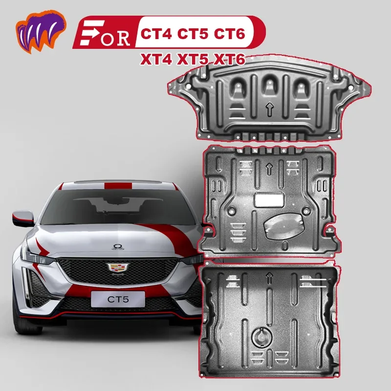 

For Cadillac CT4 CT5 CT6 XT4 XT5 XT6 2016-2023 Engine Chassis Shield Splash Bottom Protection Board Car Accessories Under Cover