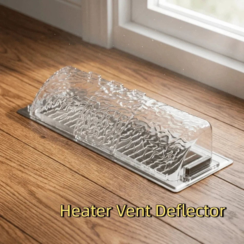 Plastic Magnetic Air Conditioner Vent Deflector Adjustable Retractable Heater Vent Deflector Anti-Direct Blowing
