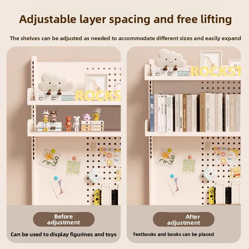 

Desk Storage Shelf Desktop Hole Board Finishing Rack