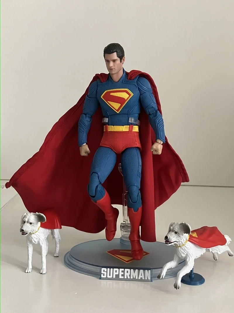 

Original Dc Movie Fondjoy New Superman Clark Kent Action Figure Francis Gunn Pvc Model Joint Movable Ornament Kids Toy Xmas Gift