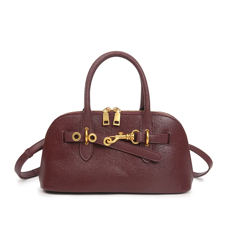 Women's Small Crossbody Bag for Travel Vintage Brown Leather Handbags Stylish Soft Black Shoulder Bag Girl's Purse Wallet Bag