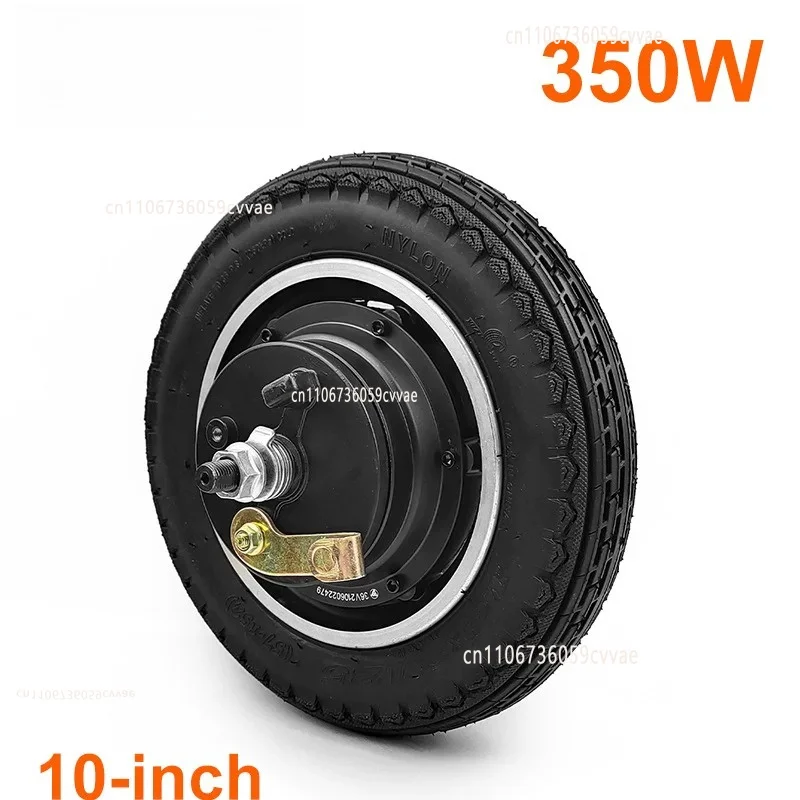 10-Inch Inflatable Wheel Scooter Motor 24V/36V/48V350W Toothless Electric Scooter Motor