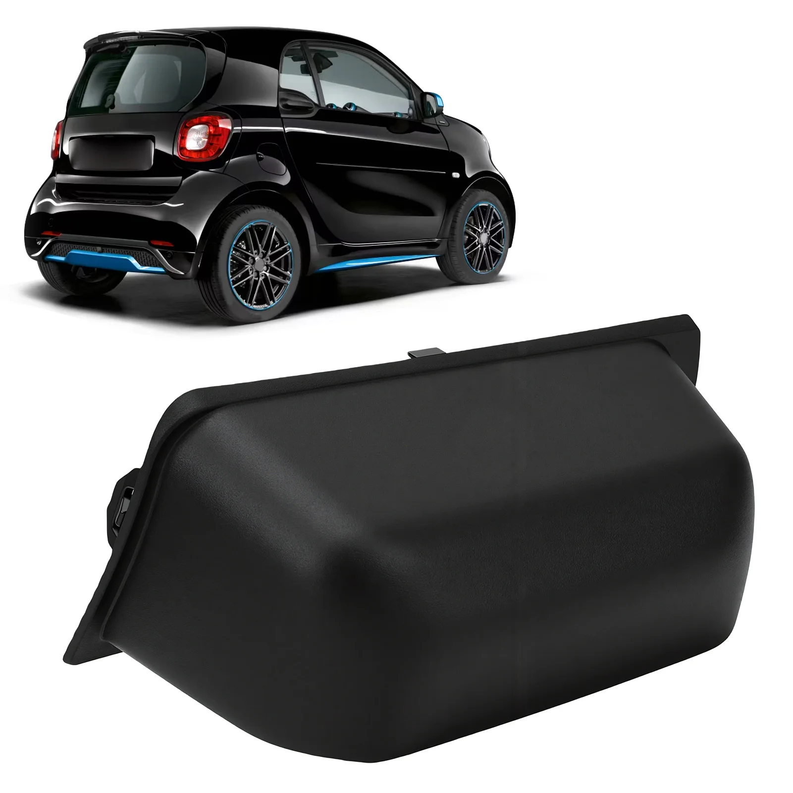 Car Rear Trunk Lock Cover Handle Replacement for W453 Smart Fortwo Coupe 2015-2022 A4537401500 Car Accessories