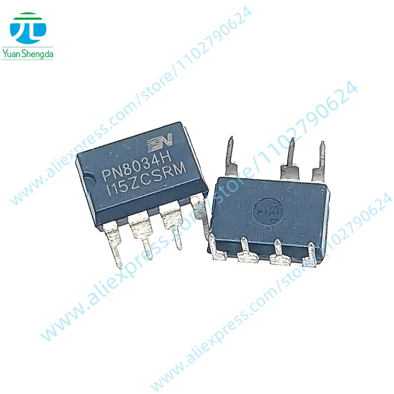 5PCS New Original Power chip DIP-8 PN8034H PN8034 PN8048