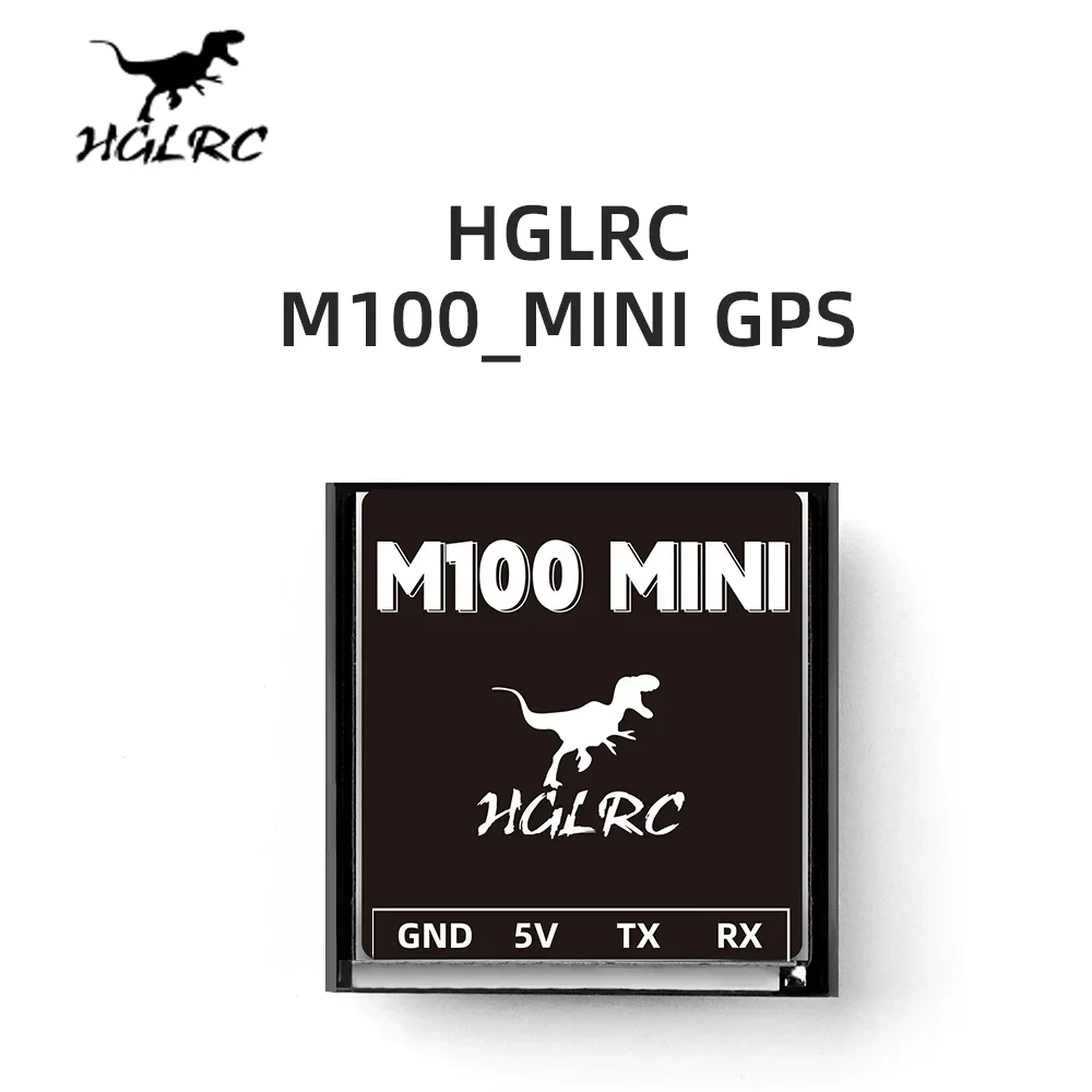 HGLRC M100 MINI GPS 10th Generation 3-mode Positioning 3.3V-5V for DIY FPV Racing Drone RC Freestyle 15x15x5.2mm