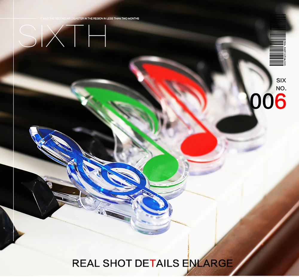Sheet Music Clip Note Music Score Book Page Clamp Fixed Clips Holder For Guitar Violin Piano Music Accessories - Image 6