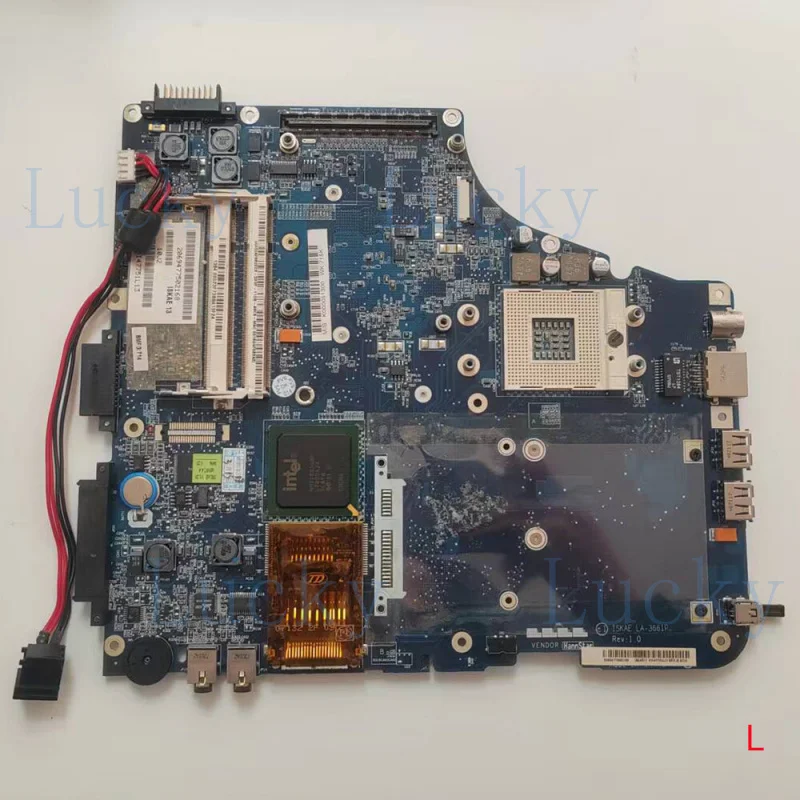 f   For Toshiba A200 A205 K000051300 Mainboard La-3661P intel GM945 Motherboards