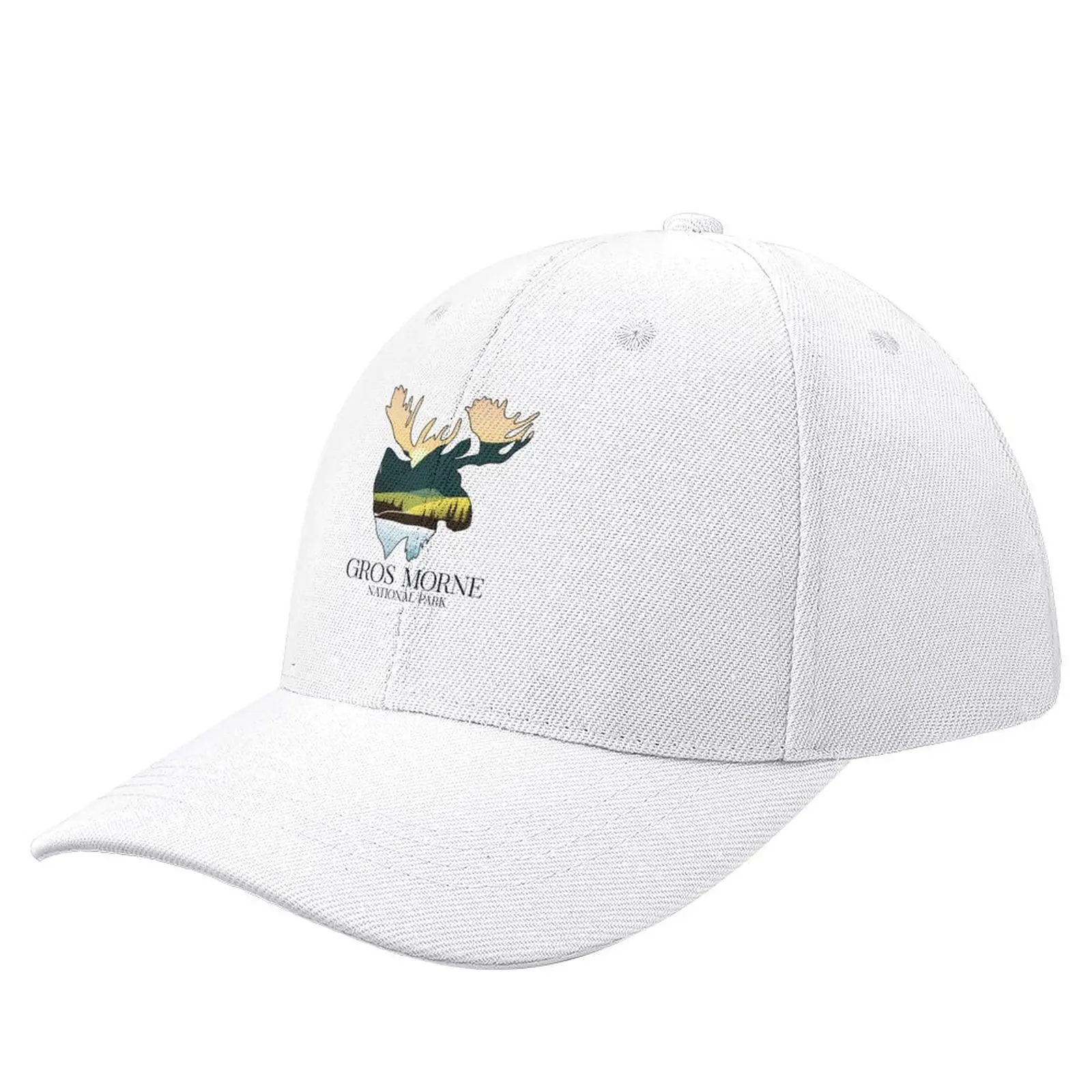 Majestic Moose and Serene Sunsets: Gros Morne National Park Silhouette Design Baseball Cap Christmas Hat Women's 2024 Men's