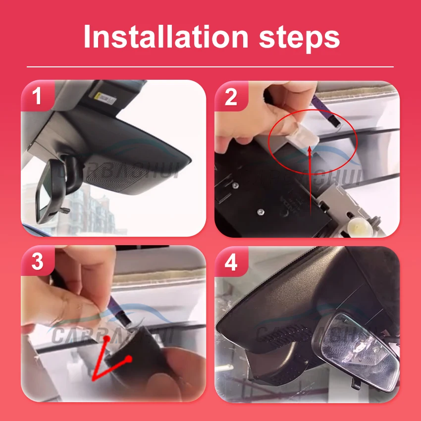 مسجل فيديو للسيارة للرؤية الليلية UHD 4K 2160P DVR Dash Cam لهوندا جاز صالح 4 Mk4 GR GS 2020 2021 2022 2023,Dashcam