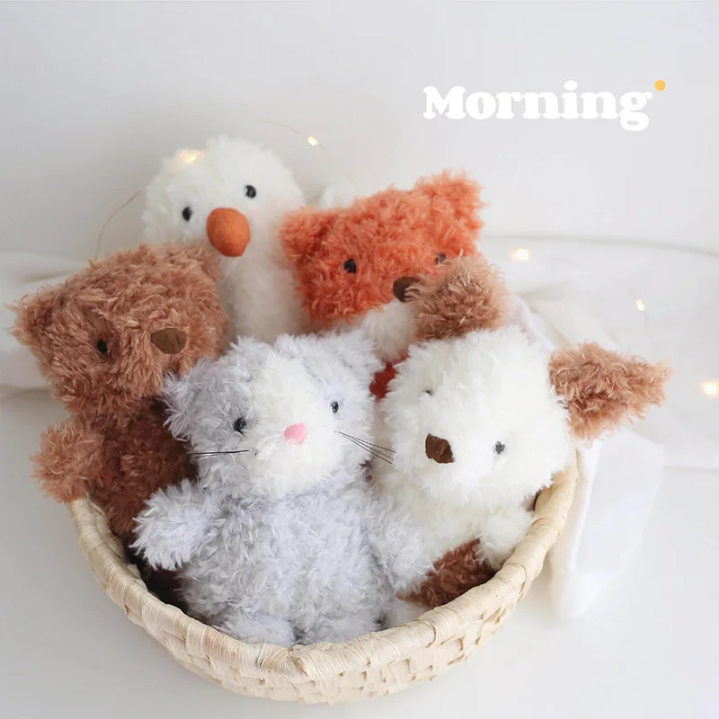 Cute Fox Sheep Dog Bunny Plush Toys Soft Stuffed Cartoon Animal Stuffed Dolls Baby Accompany Toys for children Christmas