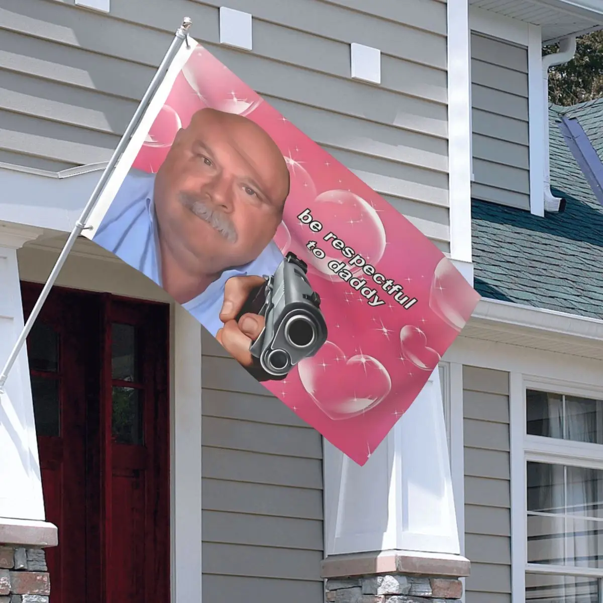 Funny I Eat Kids Bertram Flag Indoor Outdoor Banner Polyester Respect Daddy Decoration Double Sided 2x3 3x5 4x6 FT Flags