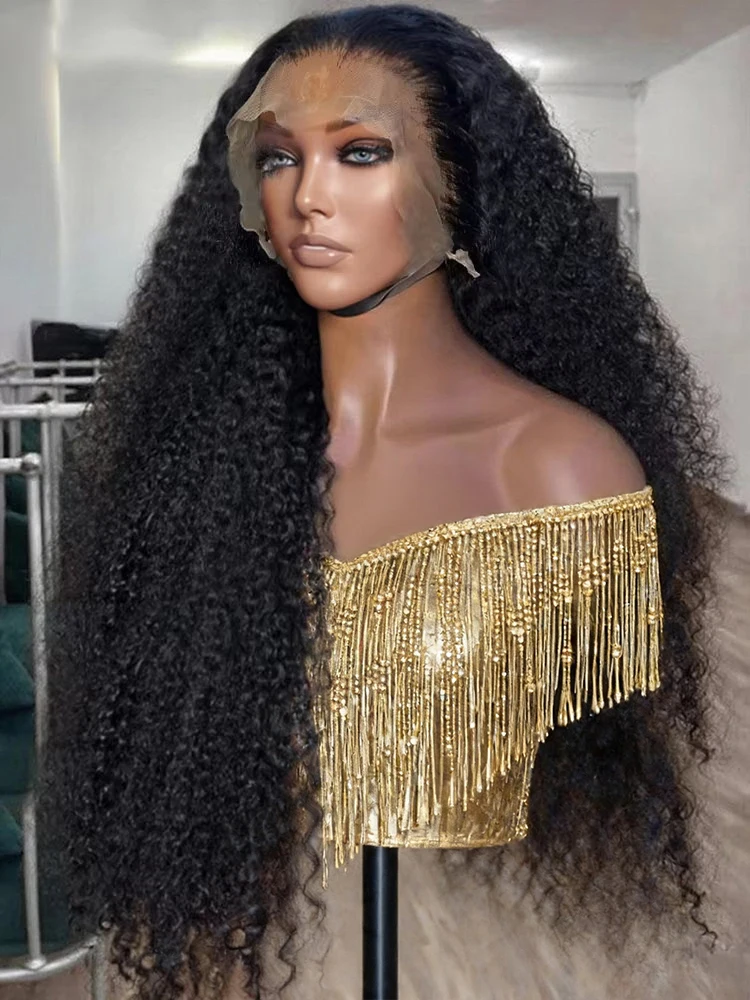 

Deep Wave 13x6 HD Lace Frontal Wig Human Hair Closure Wig Kinky Curly Wigs 13x4 HD Lace Front Human Hair Wigs Natural Black