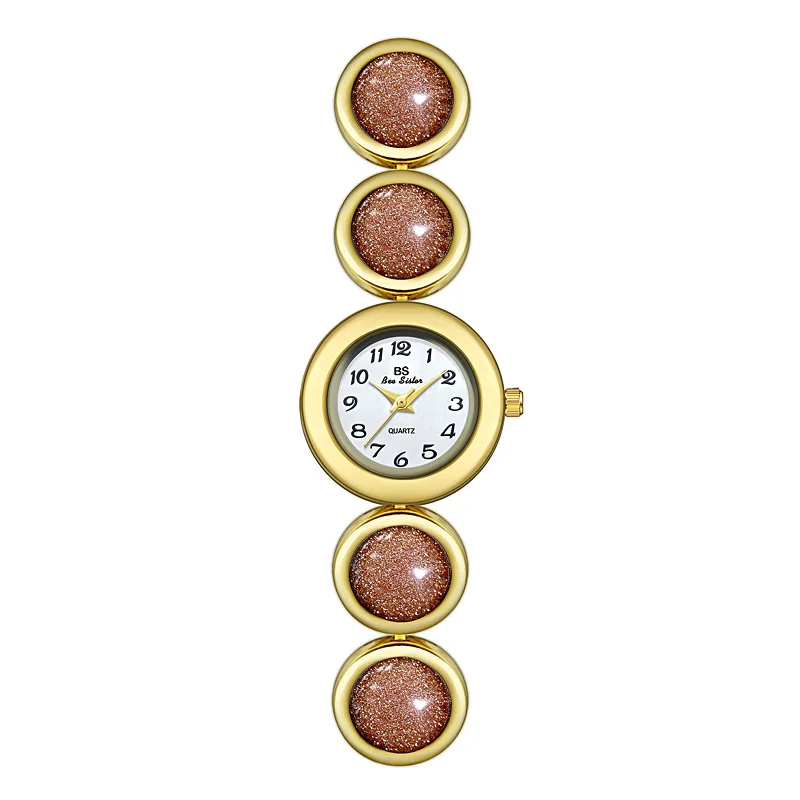 Montre-bracelet à quartz en grès étoile pour femme, montre-bracelet tendance, accessoires de luxe, nouveau