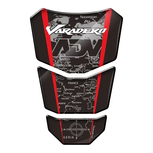 Imagen 1 del producto Accesorios de motocicleta para Honda Varadero XL 125 250 1000, pegatina protectora de almohadilla de depósito de motocicleta de resina 3D