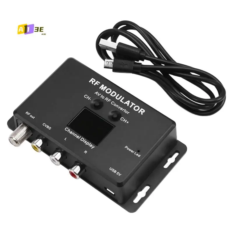 A13E-M60 Modulador RF AV para conversor RF Modulador UHF Conversor de sinal RF