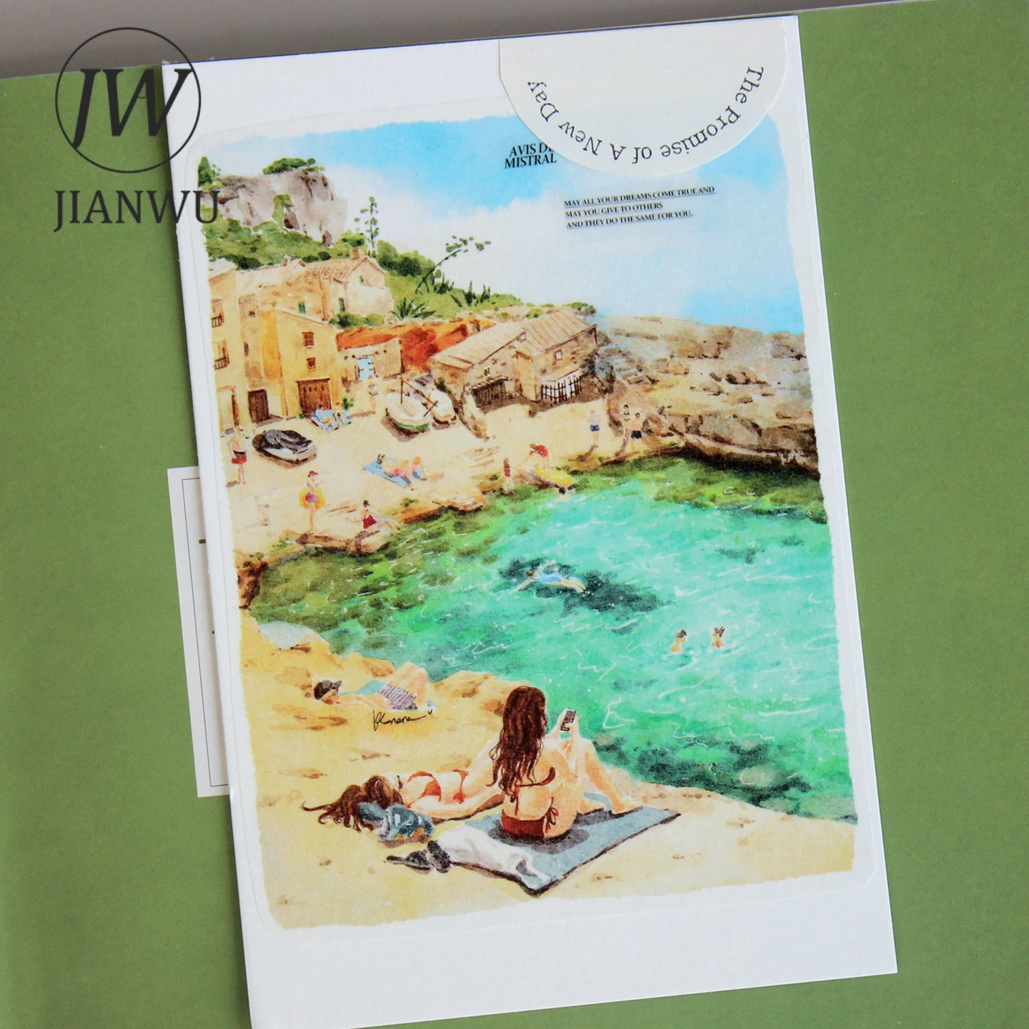 JIANWU 100 مللي متر * 5.36 متر خمر الحياة شارع المشهد المشهد المواد الكولاج سجل القصاصات PET الشريط الإبداعية لتقوم بها بنفسك مجلة القرطاسية #4