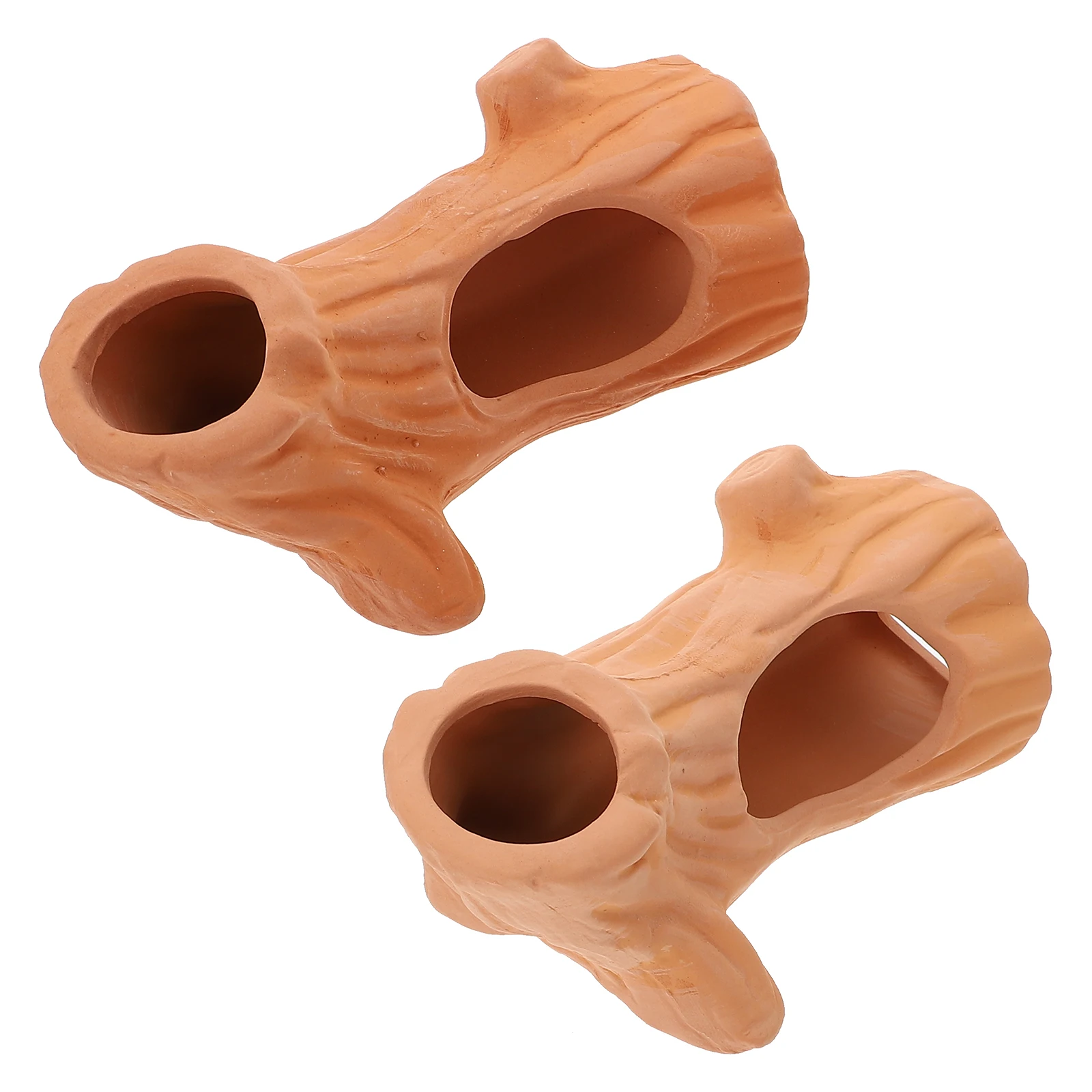 

2Pcs Aquarium Hiding Place Ornament Safe for Fish Shrimp Breeding Tank Decorative Crafts Shelter Aquarium Hiding Place
