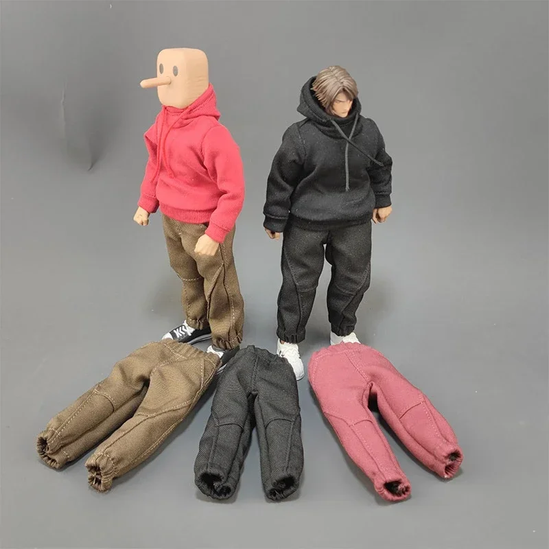 Figuras de acción a escala 1/12, pantalones deportivos informales, pantalones de dos colores, ropa para muñeca para soldado masculino de 6 pulgadas, accesorios, cuerpo TBL