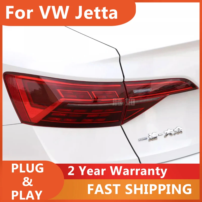 Car Accessories for Volkswagen Jetta Rear Light 2019-2022 Jetta Taillights MK7 DRL Fog Brake Turn Signal Reversing