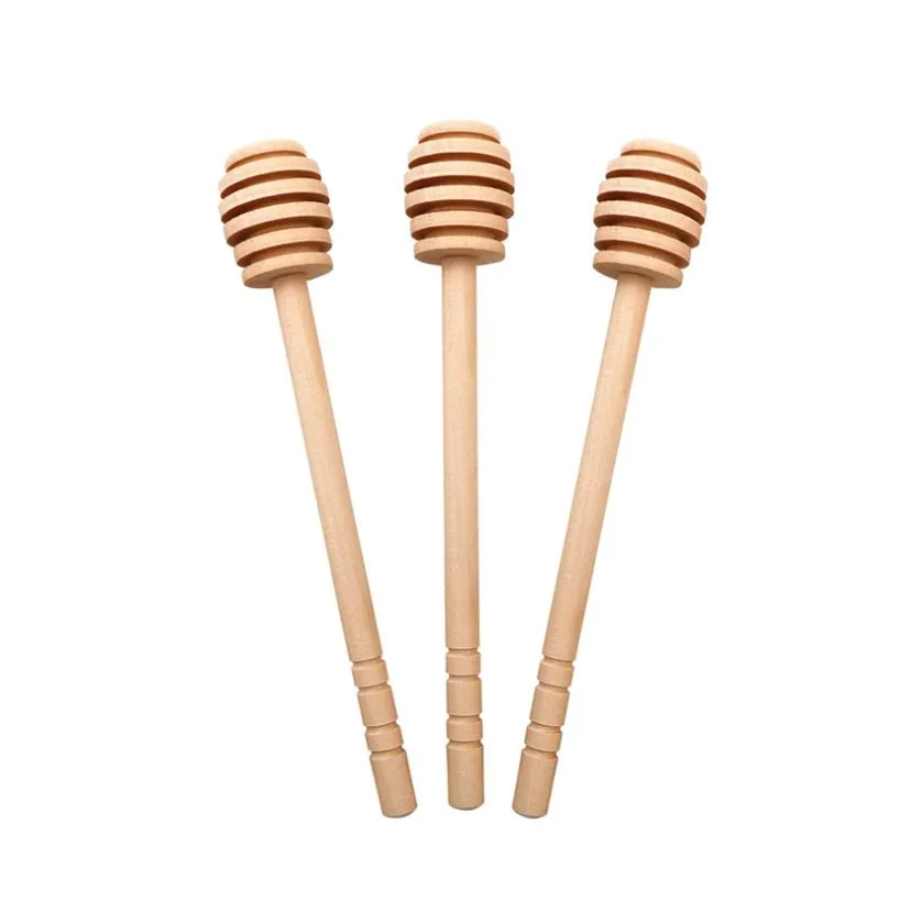 500pcs MINI 15cm Long Wooden Honey Dippers Wedding Favors Honey Dipper Spoon Gift Gifts ni704
