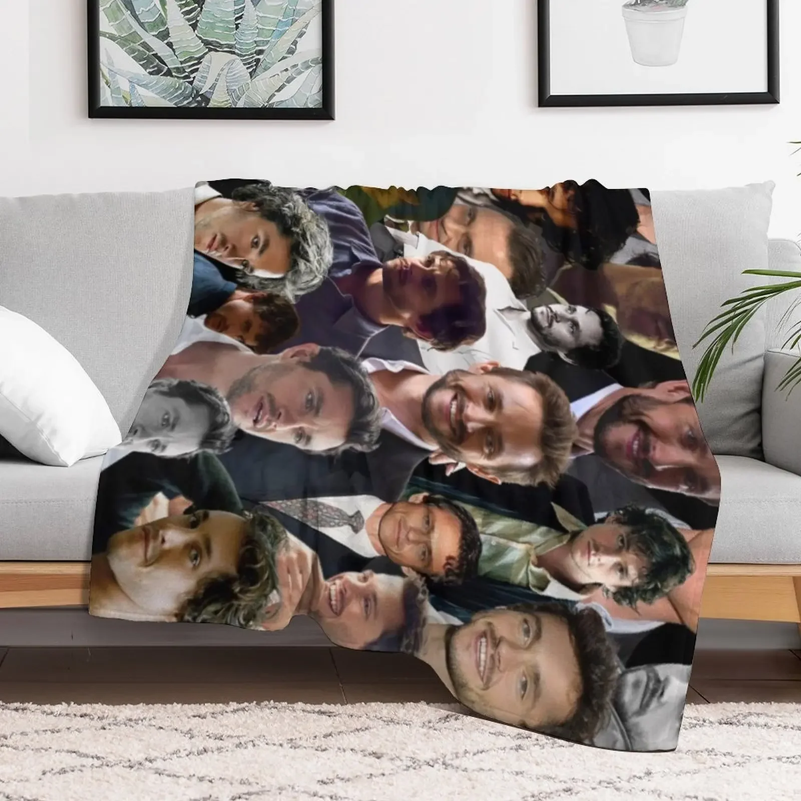 Hugh Dancy photo collage Throw Blanket Sofa Throw Thin Blankets