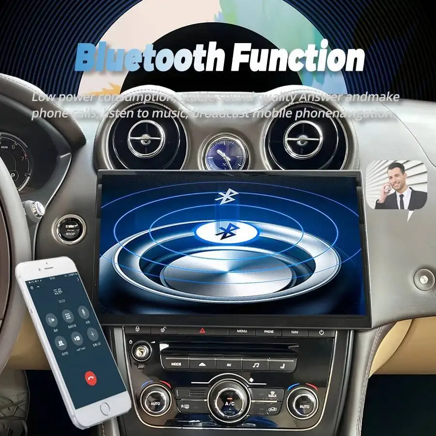 13 بوصة شاشة راديو السيارة الملاحة ل جاكوار XJ XJF X351 2010-2019 أندرويد CarPlay نظام تحديد المواقع ستيريو الوسائط المتعددة مشغل فيديو بلوتوث #5