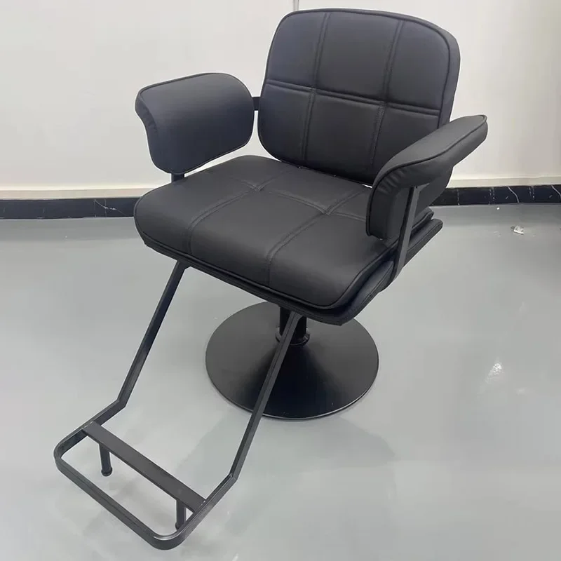 Comfortable Black Barber Chair Fashionable Trendy Simple Premium Hairdresser Chair Modern Aesthetic Sillon Pedicura Furniture