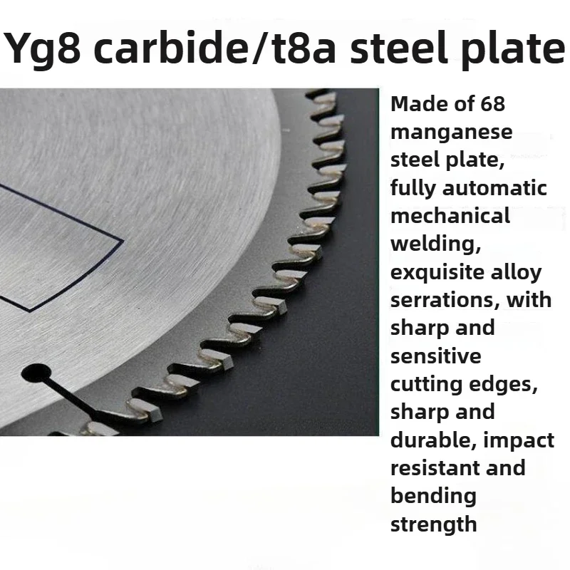 180mm/7 Polegadas 80 Dentes Lâmina de serra para carpintaria Lâmina de corte profissional
