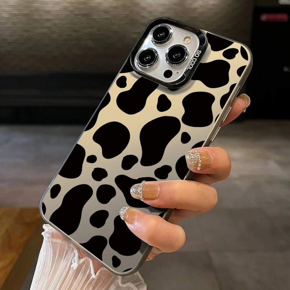 Case For Vivo Y91C Y91i Y93 Y95 1820 2015 V30E V17 V2026 V2029 S1 Pro Leopard Print Cover Vivo1811 1816 1920 1906 IMD Plating