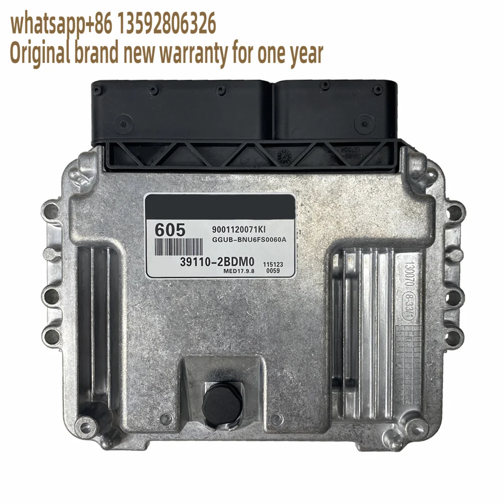 Picture 4: 39110-2bdm0 Original Ecu Car Engine Board Electronic Control Unit Med17.9.8 For Hyundai